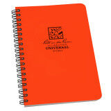 Rite in the Rain 73 All-Weather Side Spiral Notebook 4.6-In x 7-In in Orange