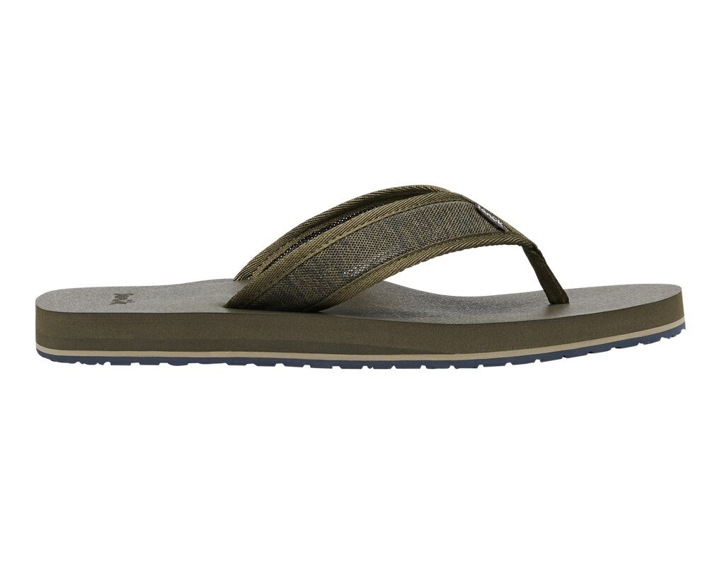 Sanuk Men's Ziggy Mesh Sandal in Olive