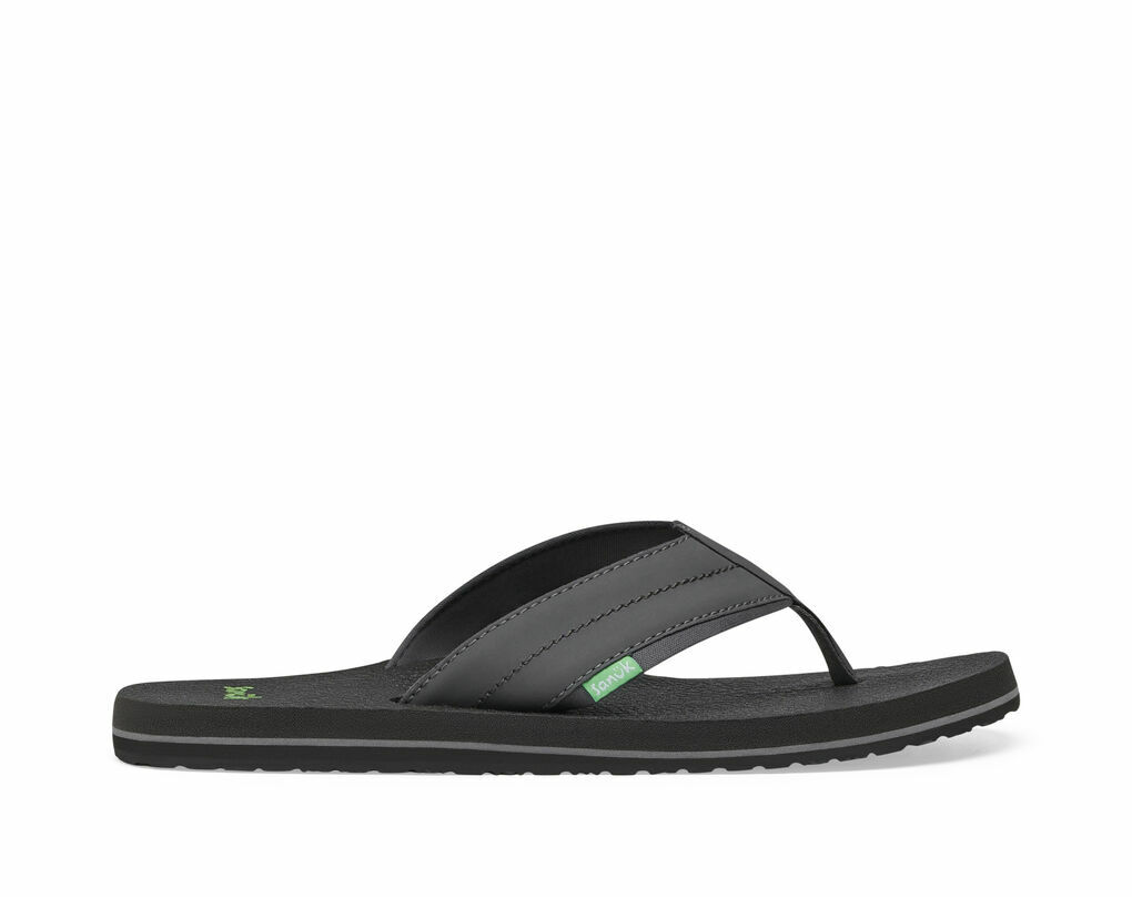 Sanuk Men's Beer Cozy 2 Sandal in Charcoal