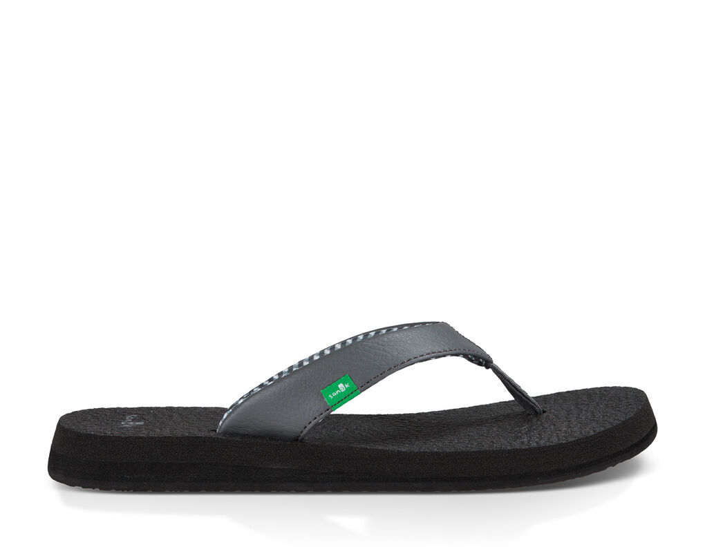 Sanuk Women's Yoga Mat Sandal in Charcoal