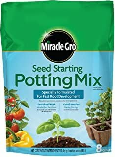 Miracle-Gro Seed Starting Potting Mix, 8-qt Bag