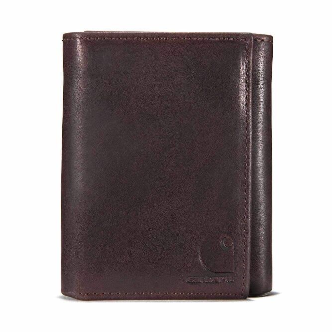 Carhartt Trifold Wallet in Brown Oiled Tan