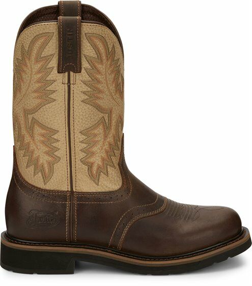 Women's Superintendent  Round Toe Western Boot in Golden Brown