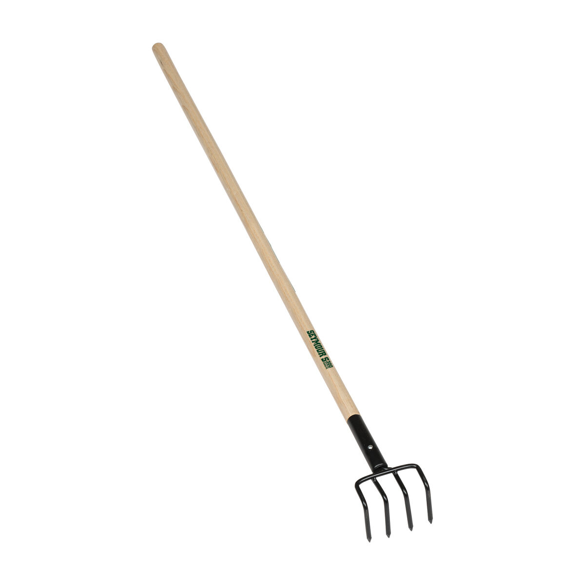 Welded 4 Tine Head Garden Cultivator with  54-In Hardwood Handle