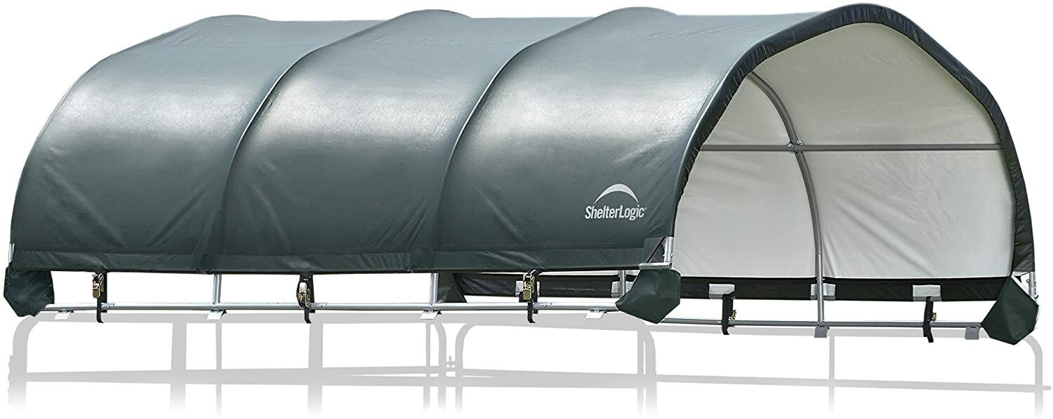 12-Ft x 12-Ft Powder Coated Corral Shelter