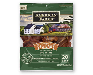American Farms Smoked Pig Ears, 20-Ct