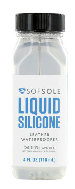 Liquid Silicone Leather Waterproofer, 4-Oz Bottle