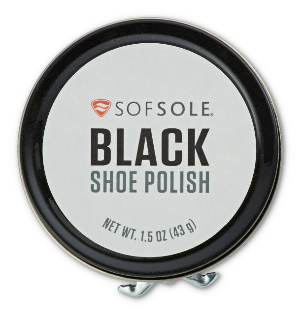 Black Shoe Polish, 1.5-Oz Tin