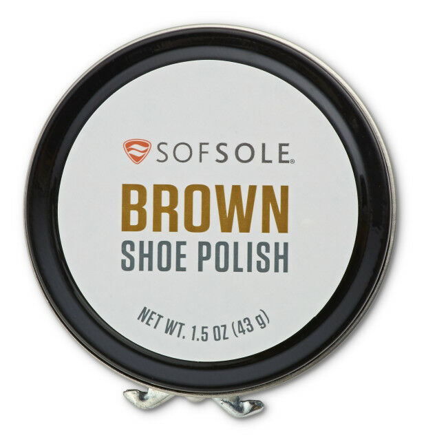 Brown Shoe Polish, 1.5-Oz Tin