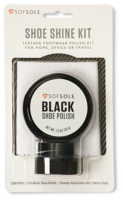 Black Shoe Shine Kit