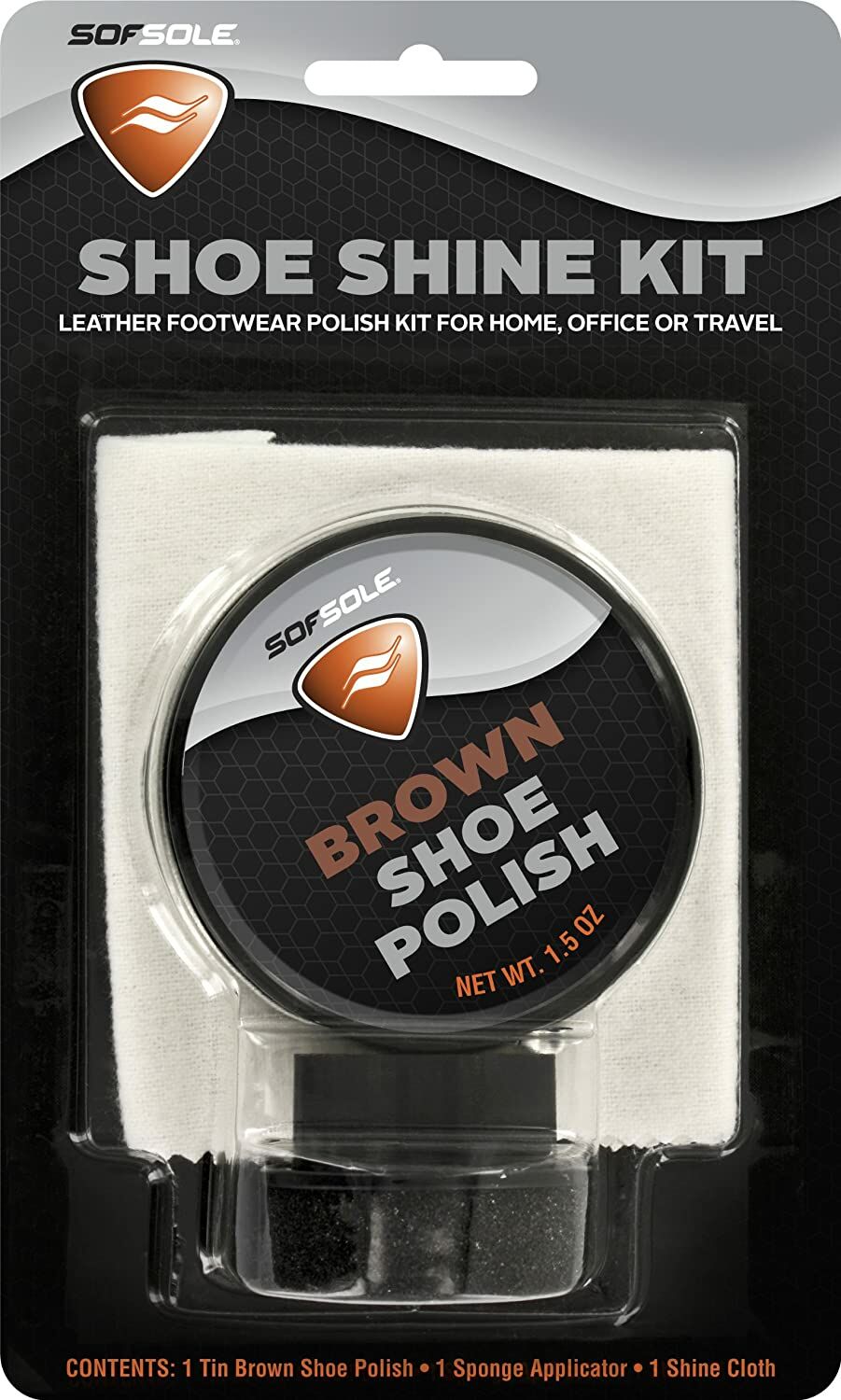 Brown Shoe Shine Kit