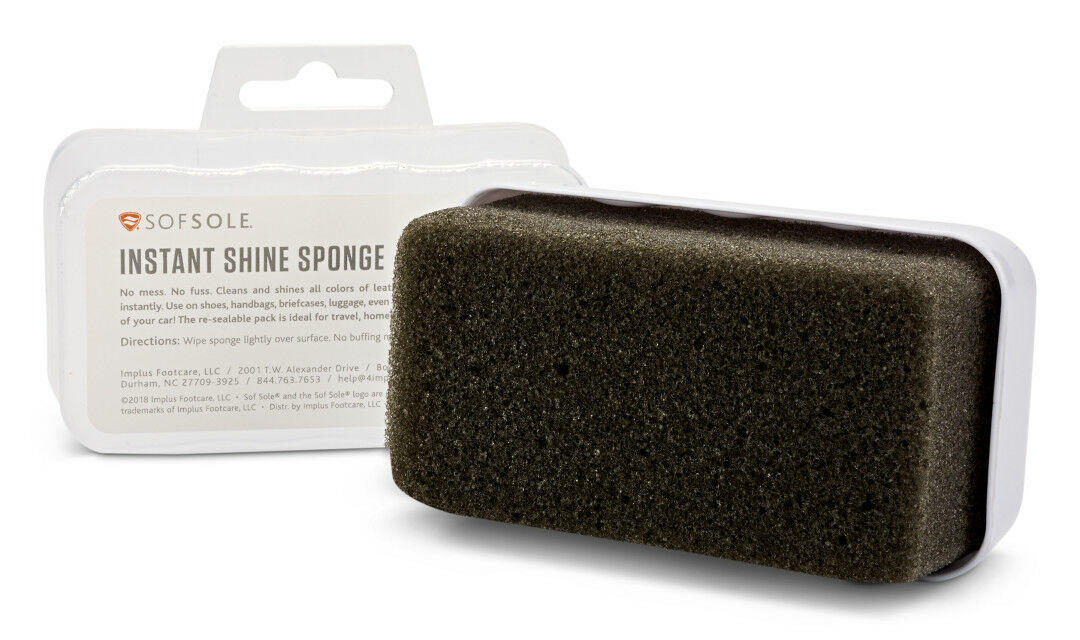 Instant Shine Leather Sponge in Brown