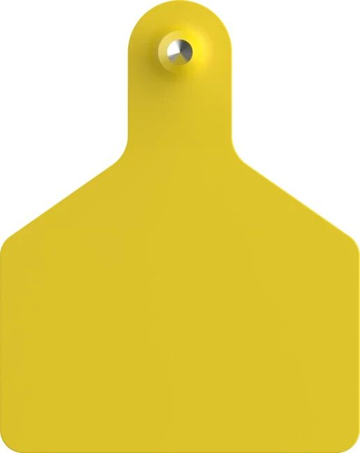 Stockman Blank Calf Tags Yellow, 25-Ct