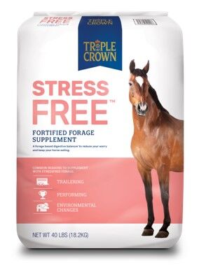 Triple Crown Stress Free Forage Equine Feed, 40-Lb Bag