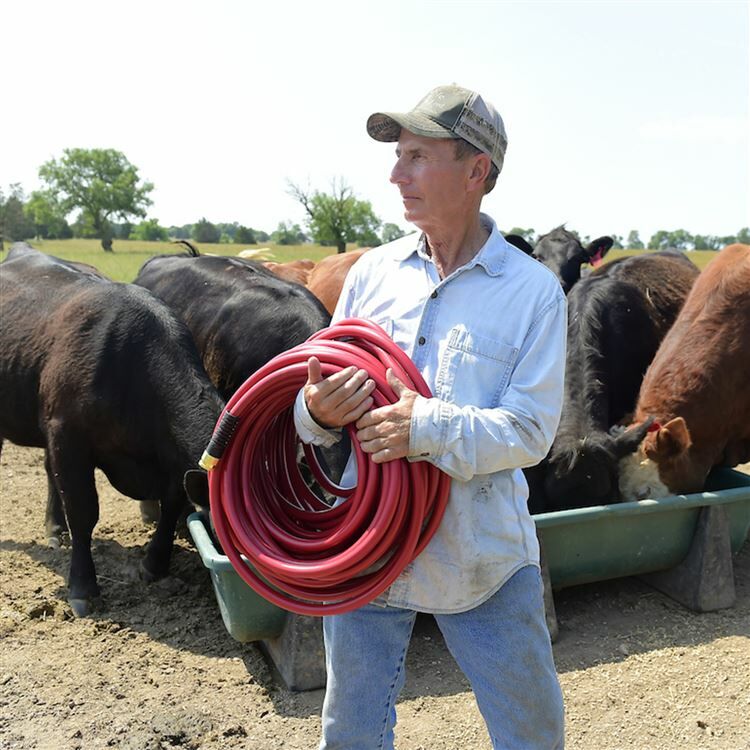 Swan Farm & Ranch Hose, 400 PSI, 5/8-In x 100-Ft