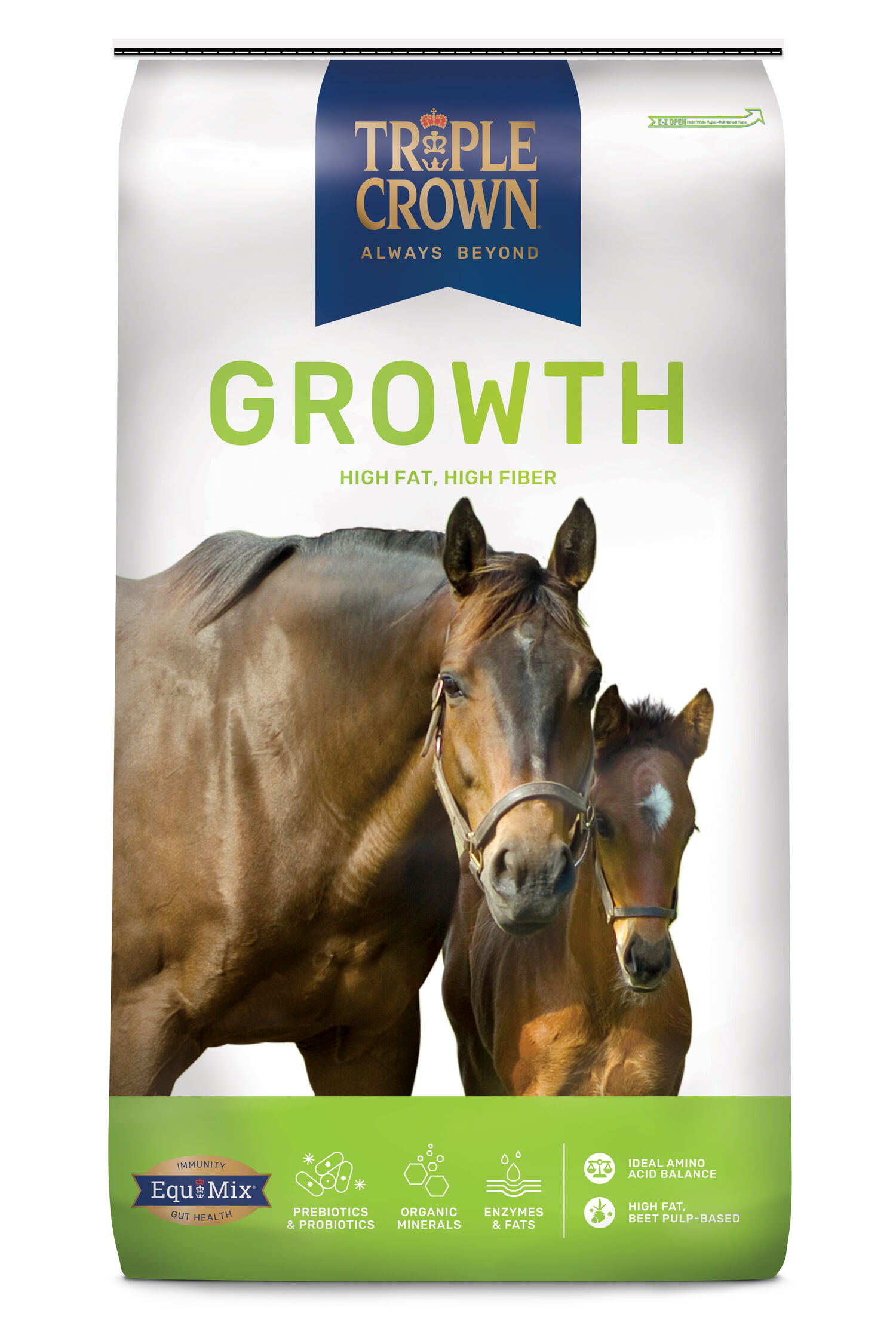 Triple Crown Growth Equine Feed, 50-Lb Bag 