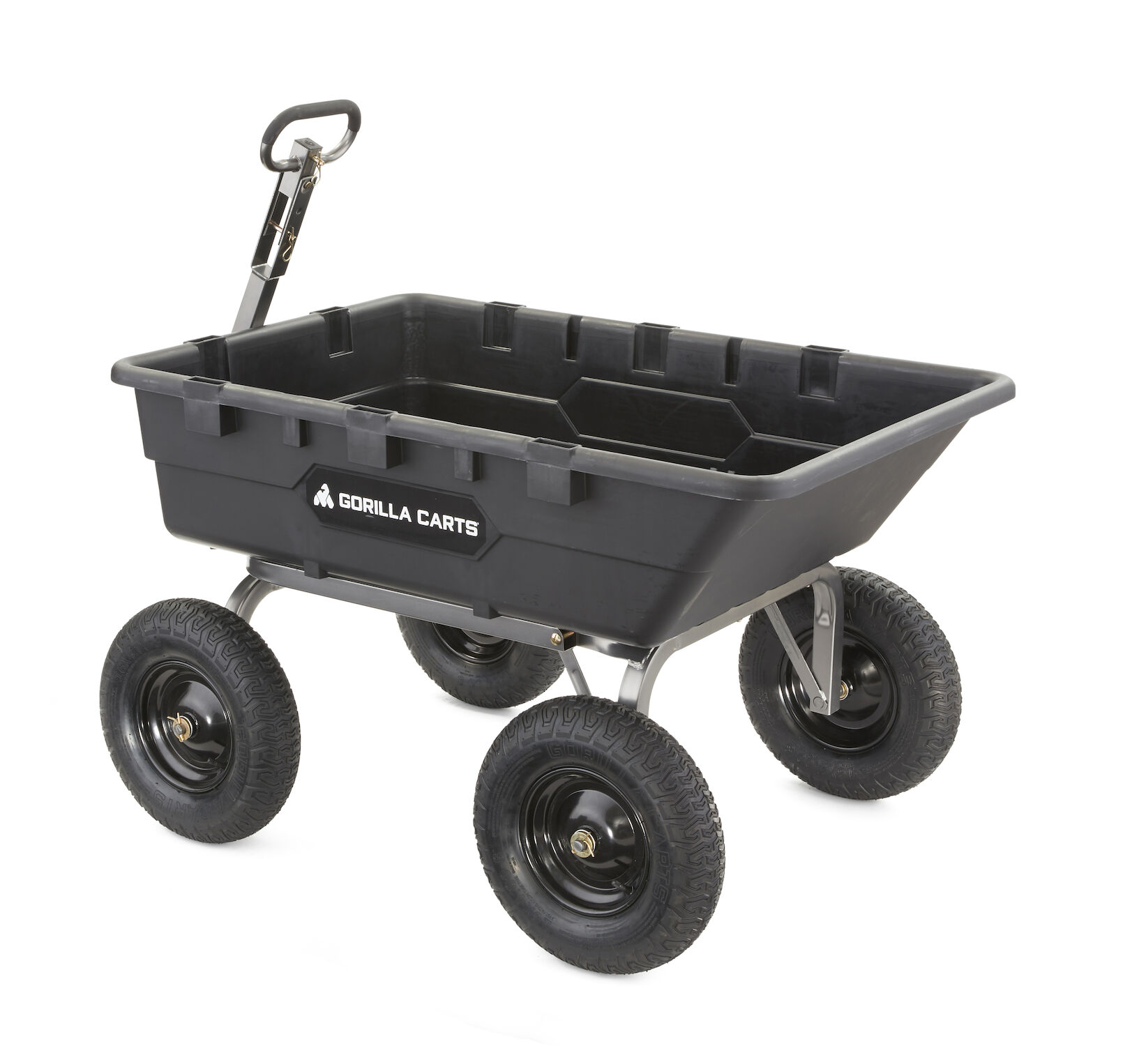 Gorilla Carts 10-Cu Ft Heavy Duty Poly Dump Cart