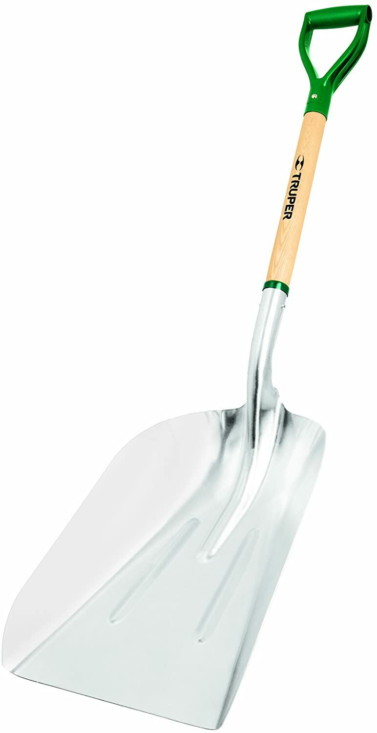 Truper Tru Tough 14-In Aluminum Scoop Shovel with D Shaped Handle