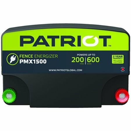 Patriot PMX1500 Fence Energizer, 15 Joule