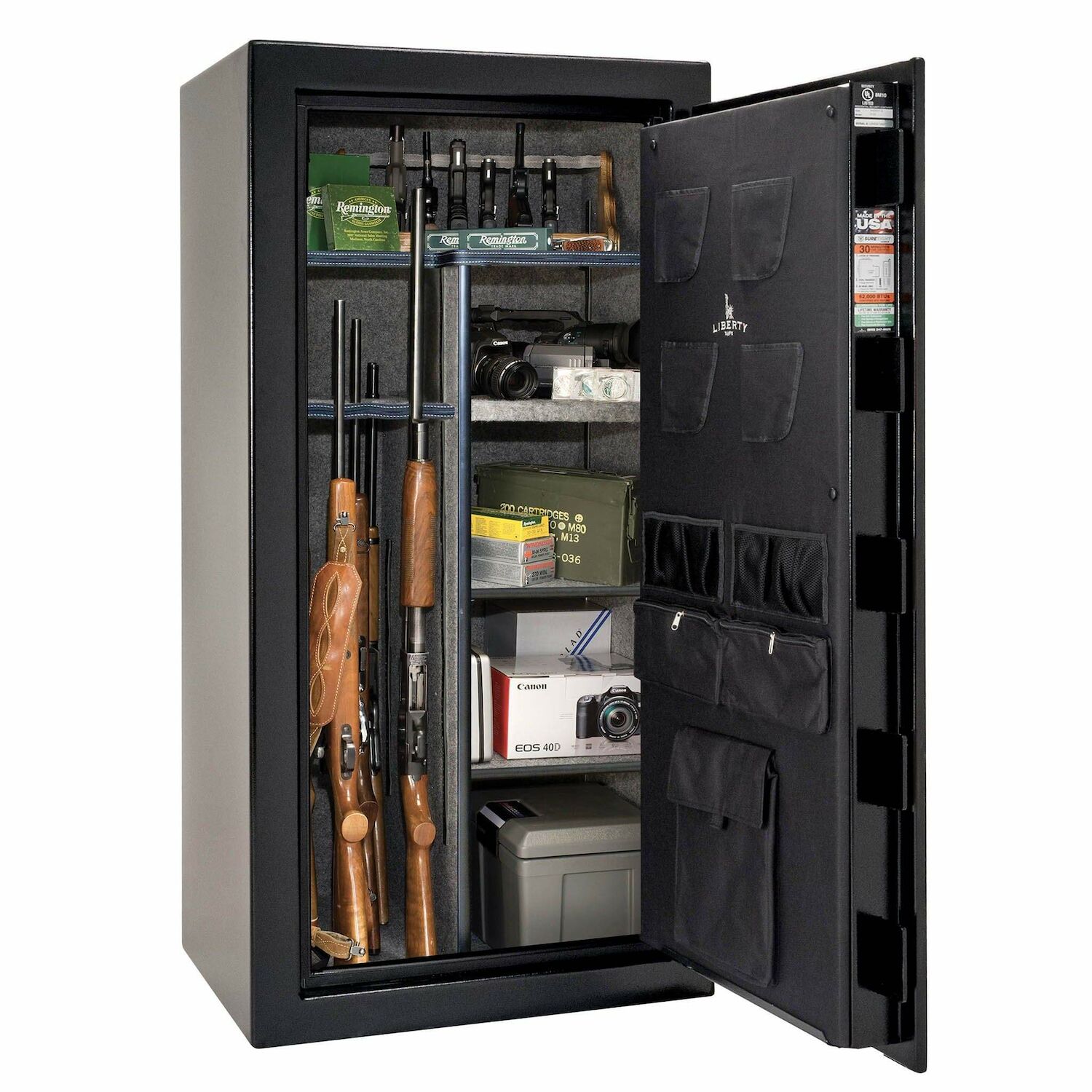 Liberty Safe USA 30 Gun Safe with E-Lock in Black