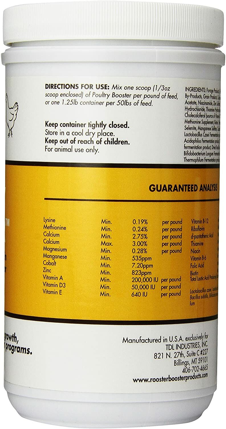 Poultry Booster Supplement, 1.25-Lb