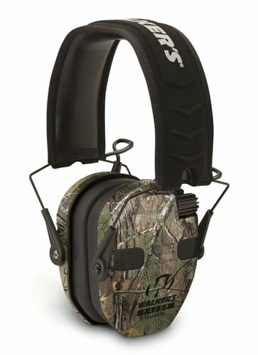 Razor Electronic Quad Ear Muffs in Realtree Camo