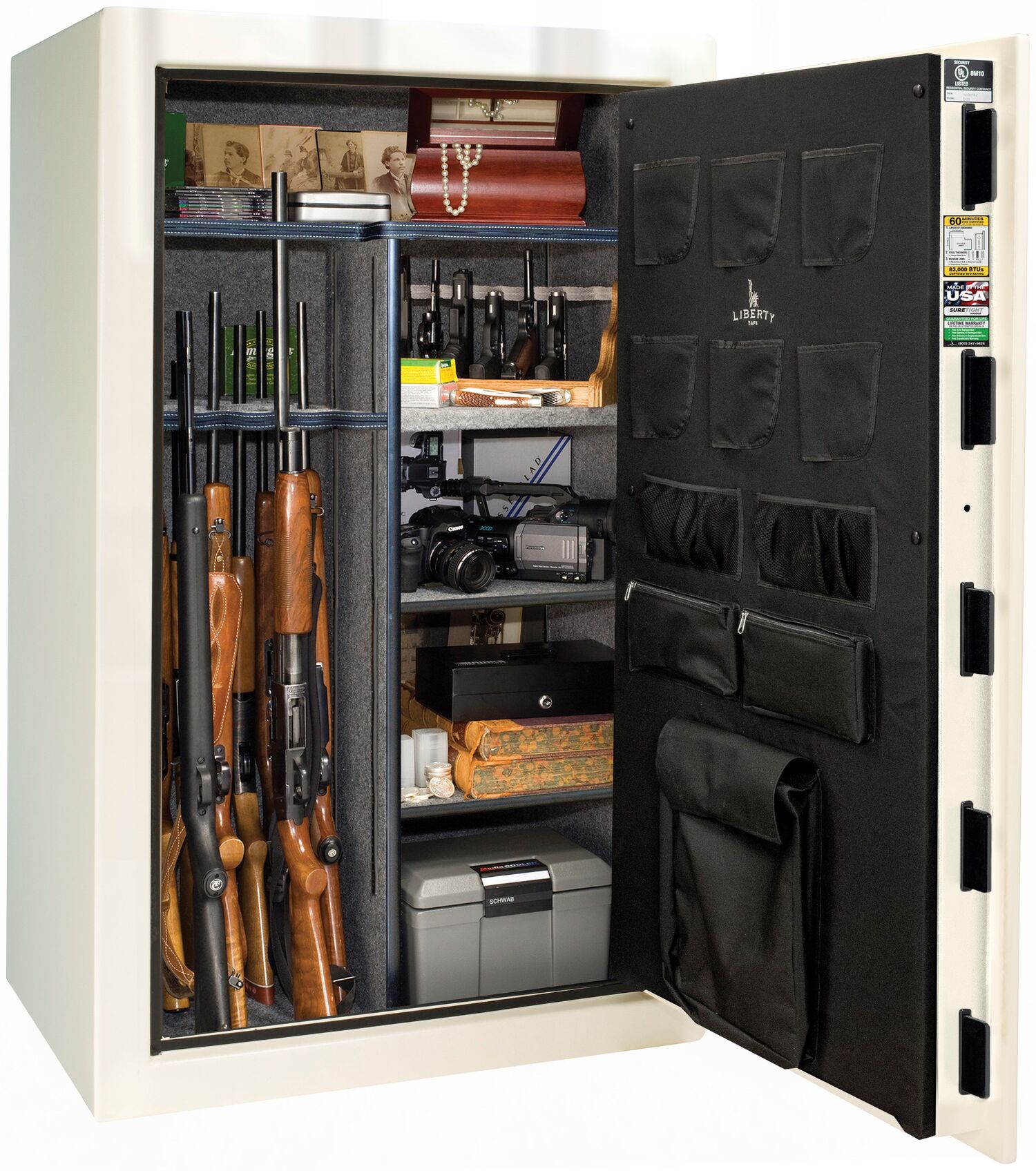 Liberty Safe We The People 44 Gun Safe in White