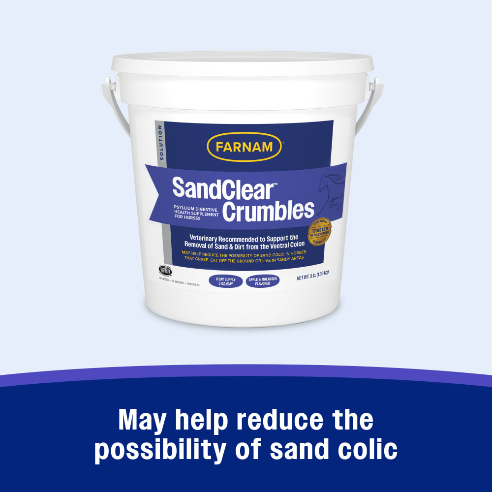 Farnam SandClear Natural Psyllium Crumbles, 20-Lb