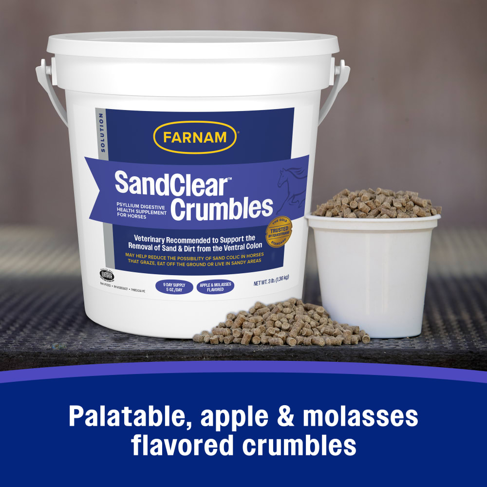 Farnam SandClear Natural Psyllium Crumbles, 20-Lb