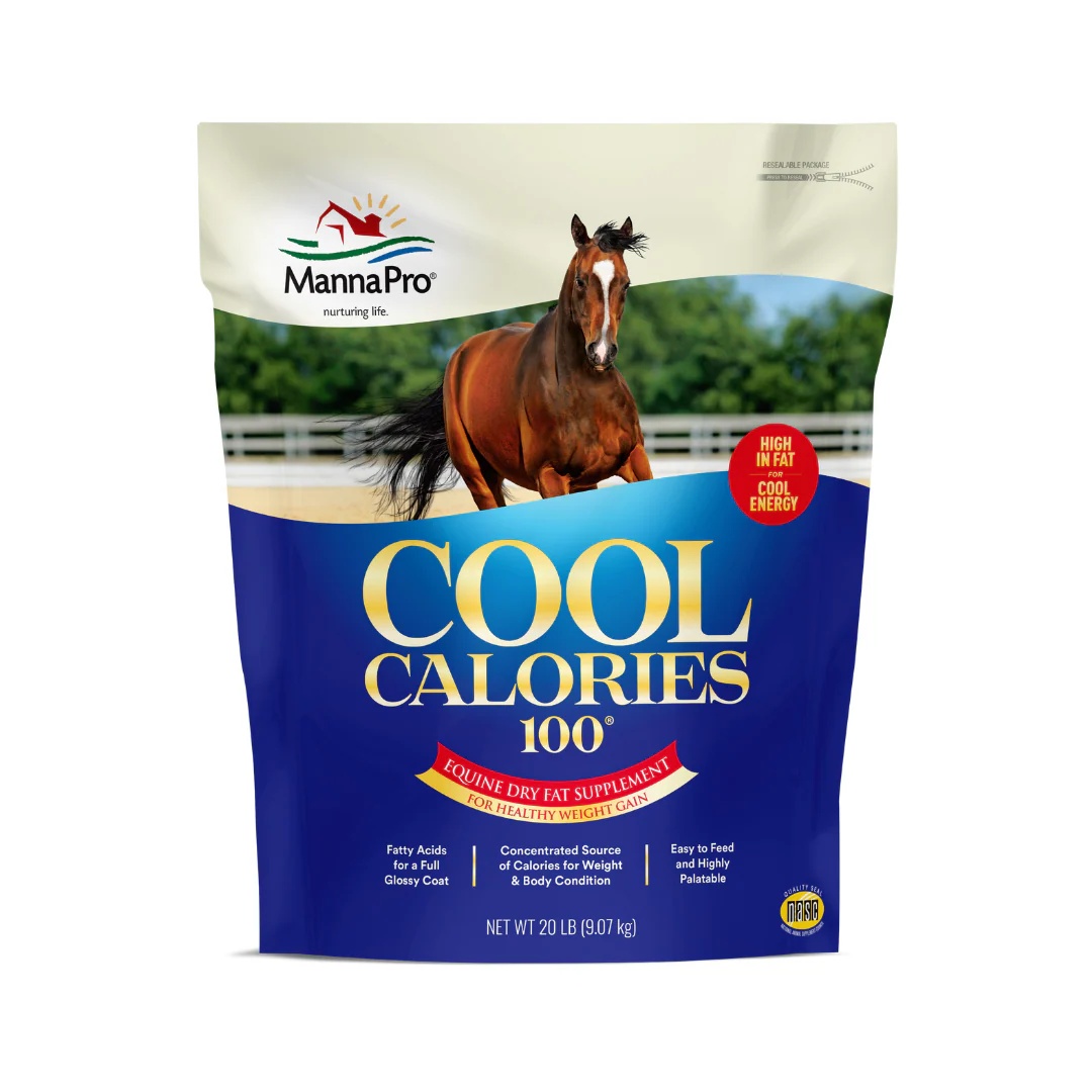 Manna Pro Cool Calories 100 Equine Dry Fat Supplement, 8-Lb